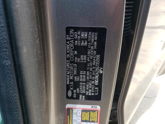 Photo 10 from auction – 2016 KIA SOUL with VIN KNDJN2A28G7351936