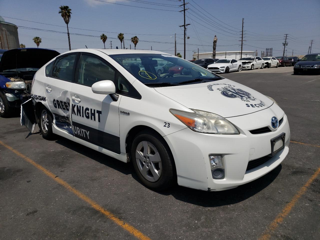TOYOTA PRIUS 2011 with VIN JTDKN3DU1B0284914 - Photo from auction