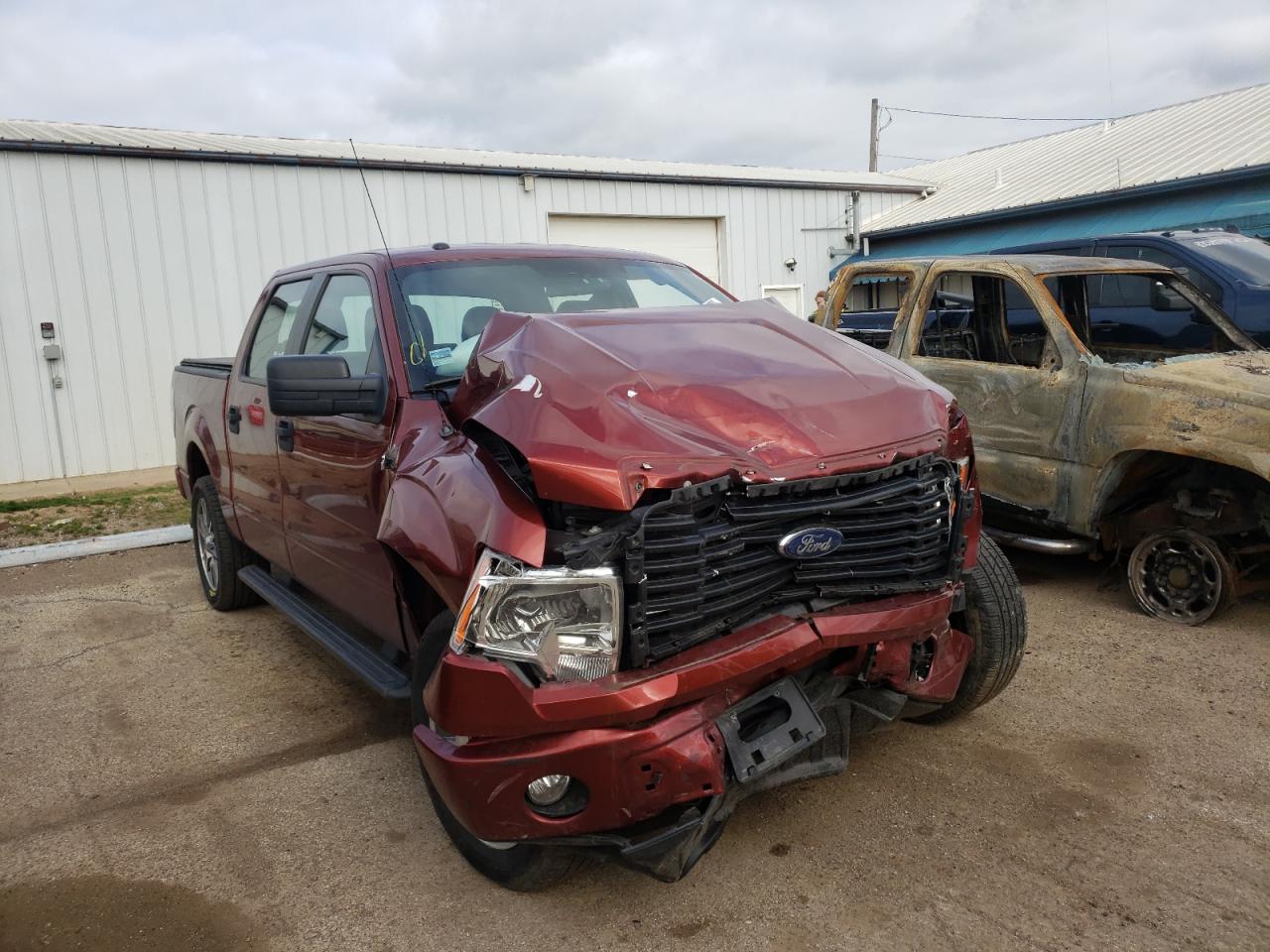 FORD F150 SUPER 2014 with VIN 1FTFW1CF3EKD43234 - Photo from auction