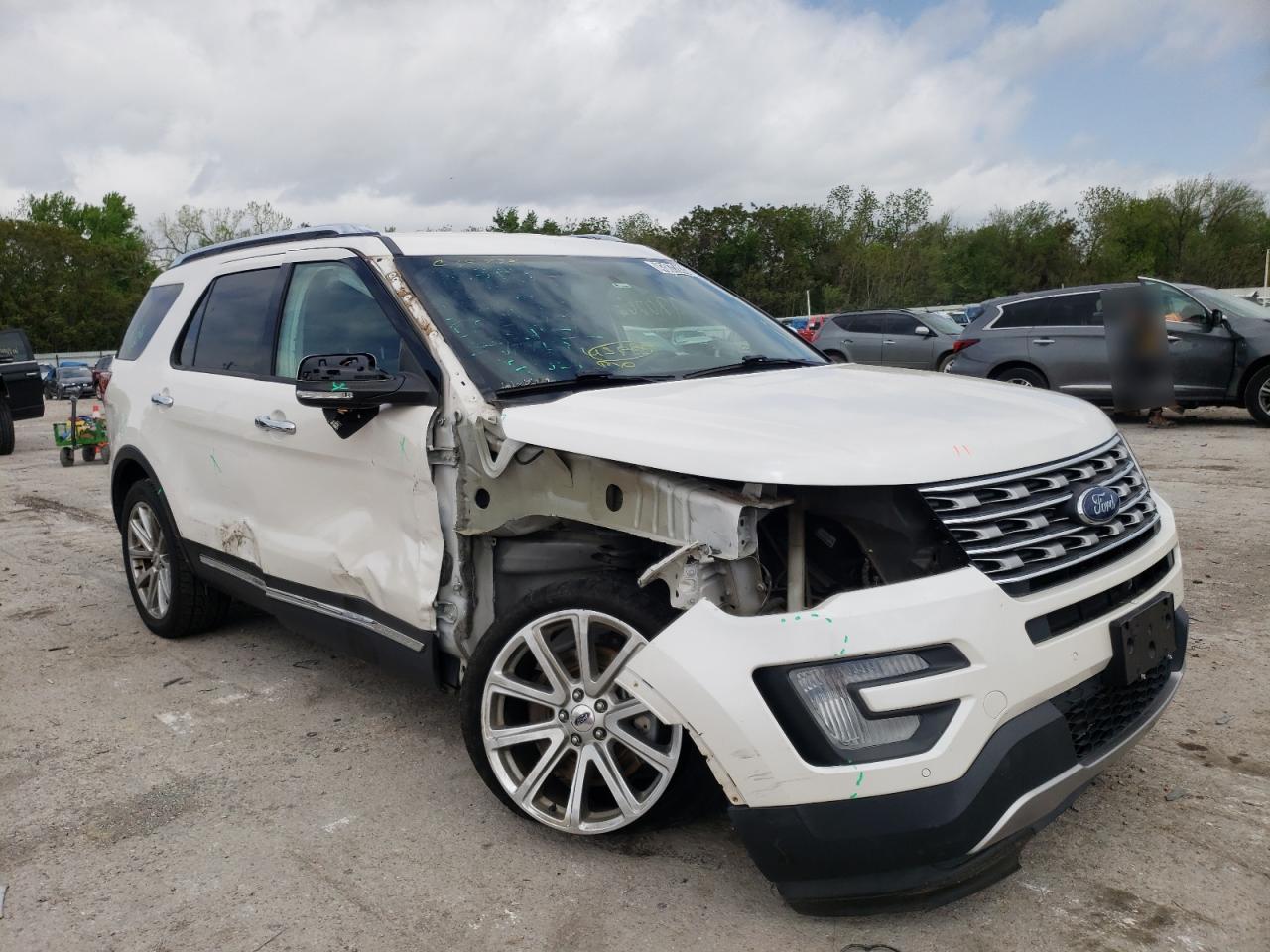 FORD EXPLORER L 2017 with VIN 1FM5K8F85HGC35732 - Photo from auction