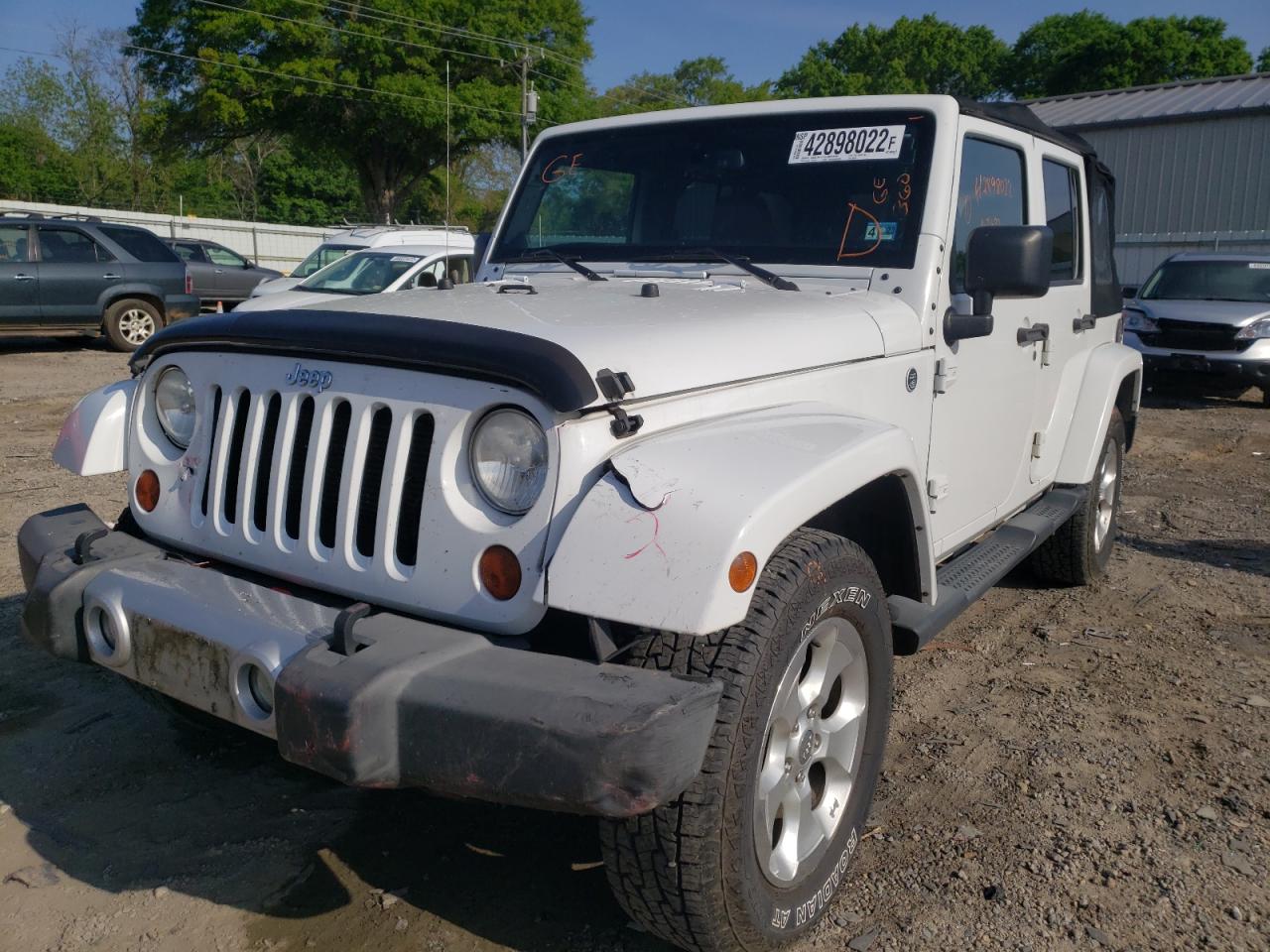 Photo 2 from auction – 2013 JEEP WRANGLER U with VIN 1C4HJWEG8DL509945