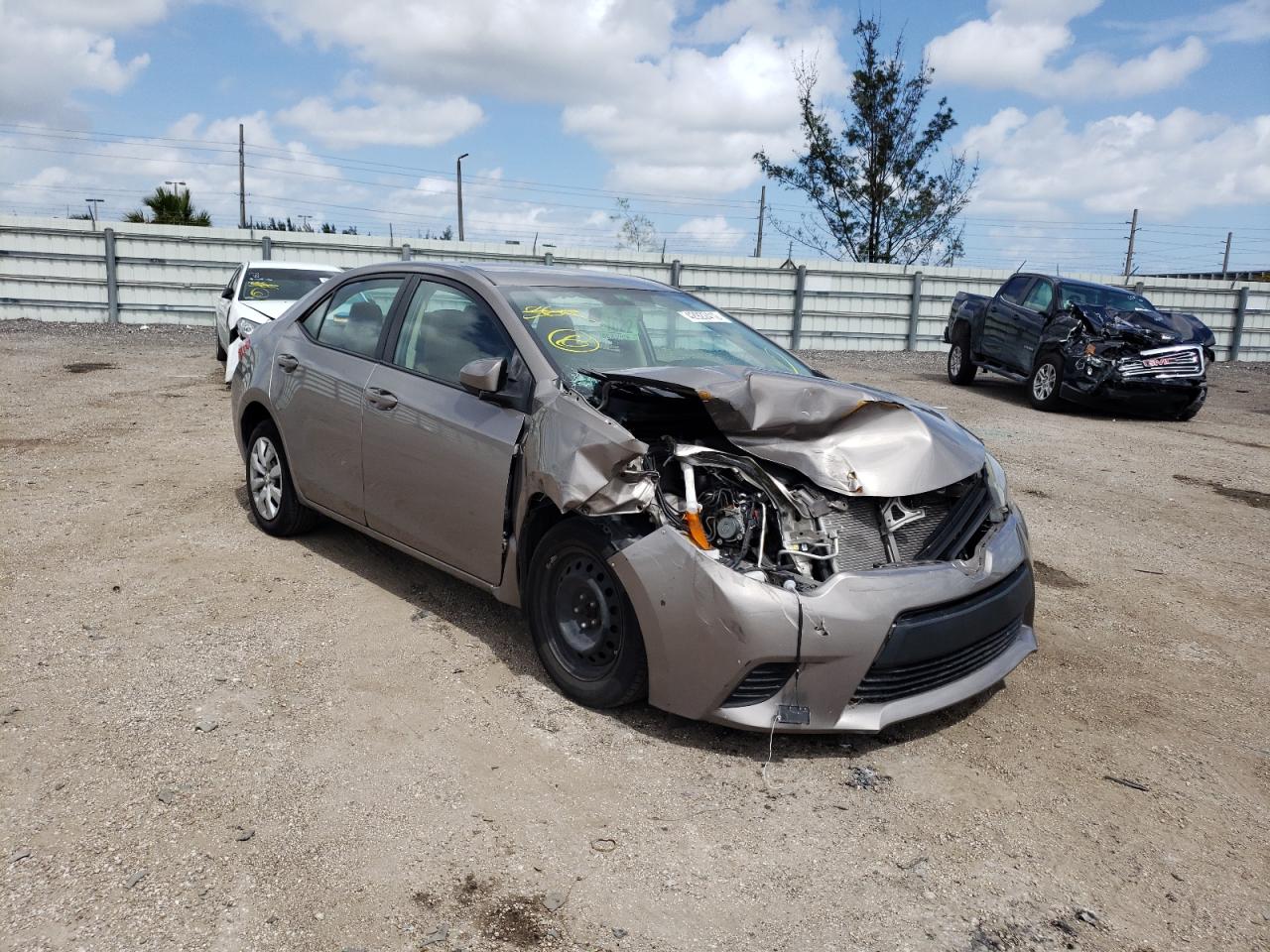 Photo 1 from auction – 2014 TOYOTA COROLLA L with VIN 5YFBURHE7EP049811