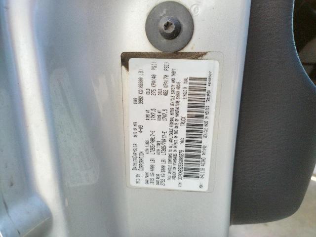 Photo 10 from auction – 2003 DODGE RAM 2500 S with VIN 3D7KA28D53G809279