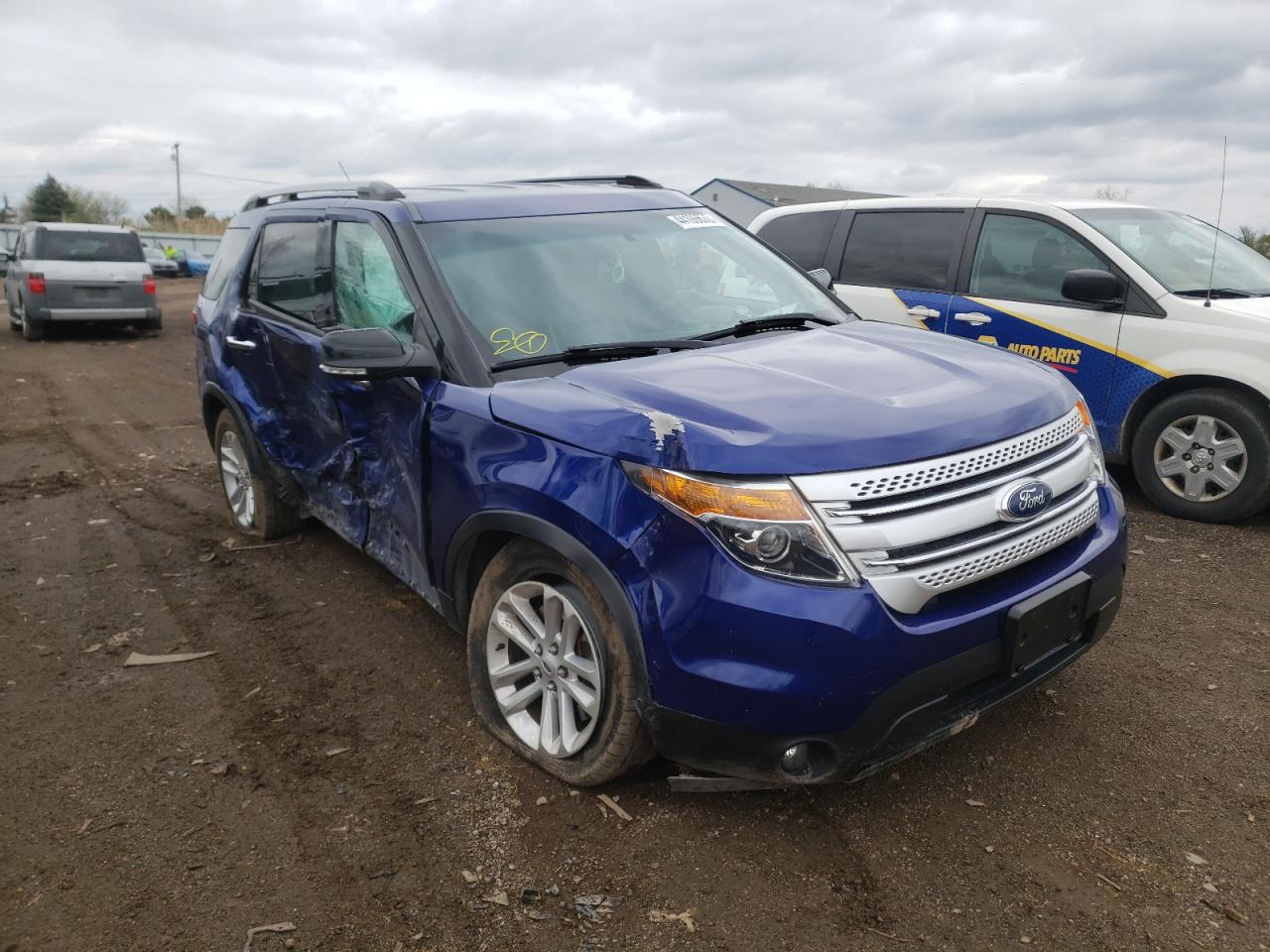 FORD EXPLORER X 2014 with VIN 1FM5K7D8XEGA02468 - Photo from auction