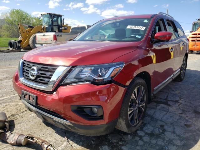 Photo 2 from auction – 2017 NISSAN PATHFINDER with VIN 5N1DR2MM8HC639314