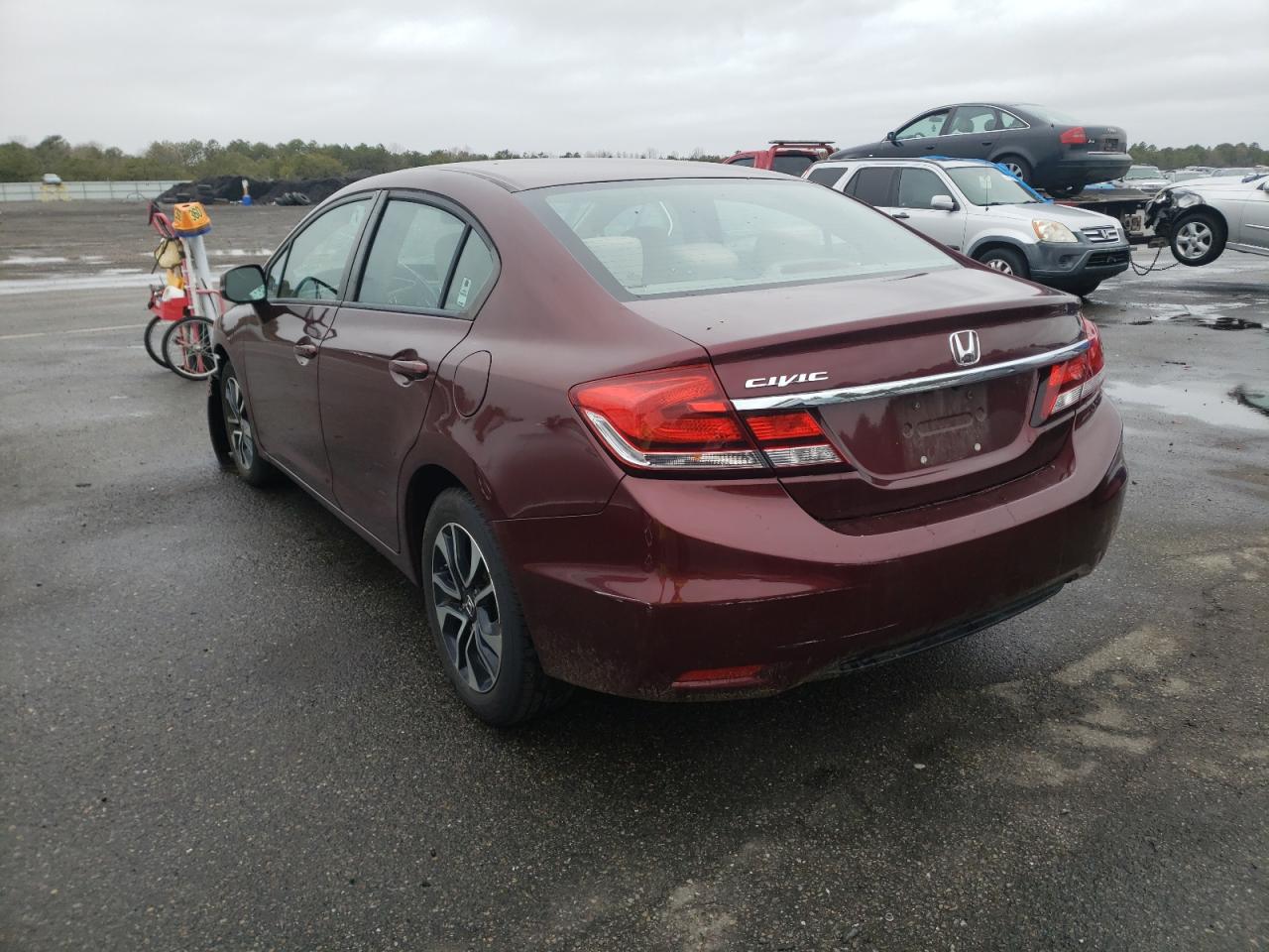 Photo 3 from auction – 2013 HONDA CIVIC EX with VIN 19XFB2F81DE286189