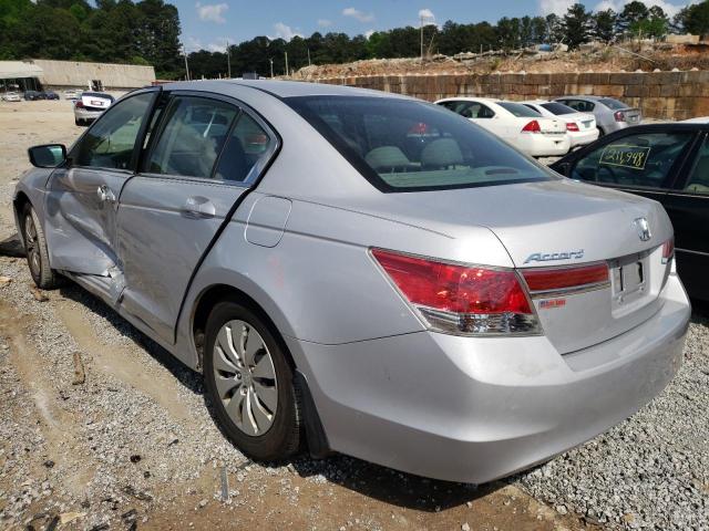 Photo 3 from auction – 2012 HONDA ACCORD LX with VIN 1HGCP2F39CA162036