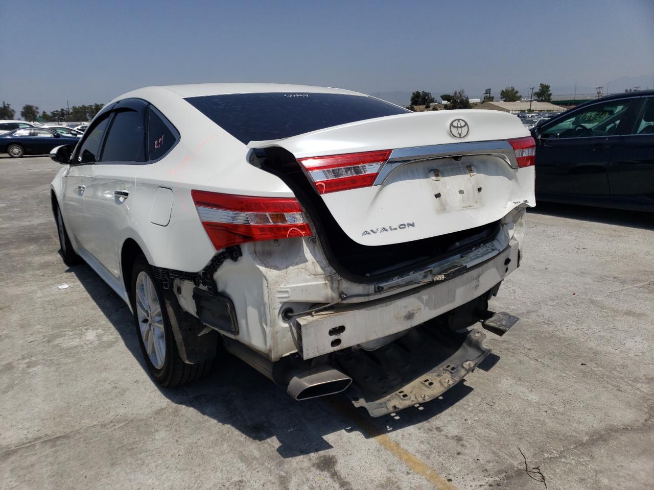 Photo 9 from auction – 2014 TOYOTA AVALON BAS with VIN 4T1BK1EB0EU098123