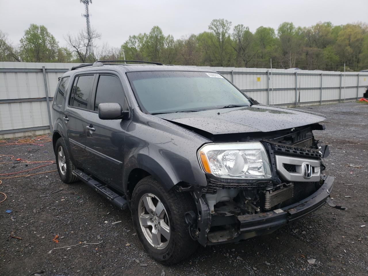 HONDA PILOT EXL 2011 with VIN 5FNYF4H56BB022968 - Photo from auction