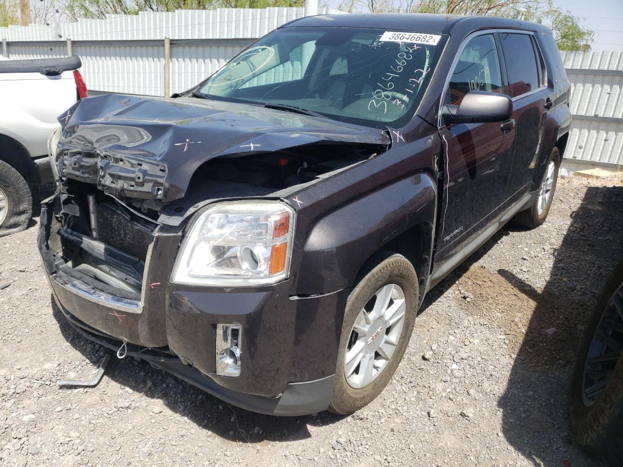 Photo 2 from auction – 2013 GMC TERRAIN SL with VIN 2GKALMEK0D6156263