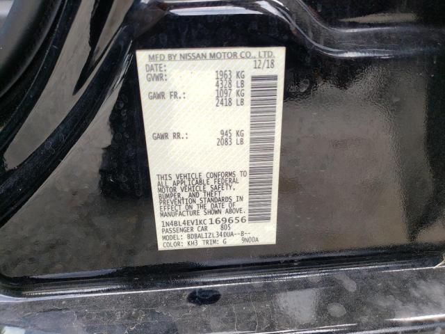 Photo 10 from auction – 2019 NISSAN ALTIMA SL with VIN 1N4BL4EV1KC169656