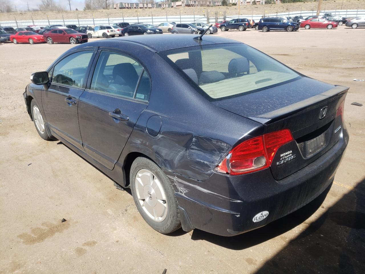 Photo 3 from auction – 2007 HONDA CIVIC HYBR with VIN JHMFA36267S025113