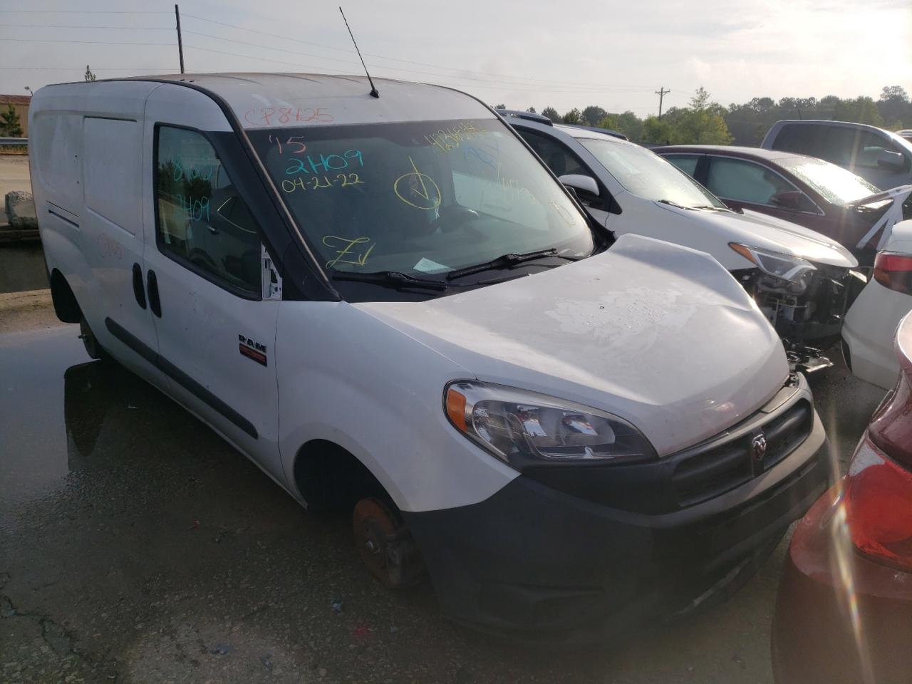RAM PROMASTER 2015 with VIN ZFBERFAT3F6A15725 - Photo from auction