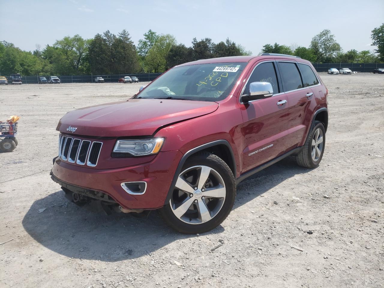 Photo 2 from auction – 2015 JEEP GRAND CHER with VIN 1C4RJEBG0FC118990