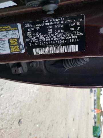 Photo 10 from auction – 2013 KIA OPTIMA EX with VIN 5XXGN4A71DG214826