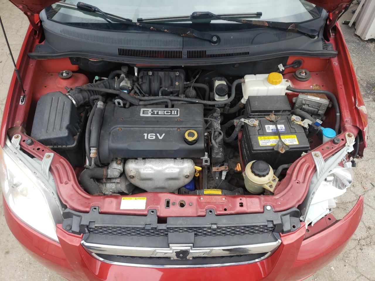 Photo 7 from auction – 2008 CHEVROLET AVEO LT with VIN KL1TG56638B072190