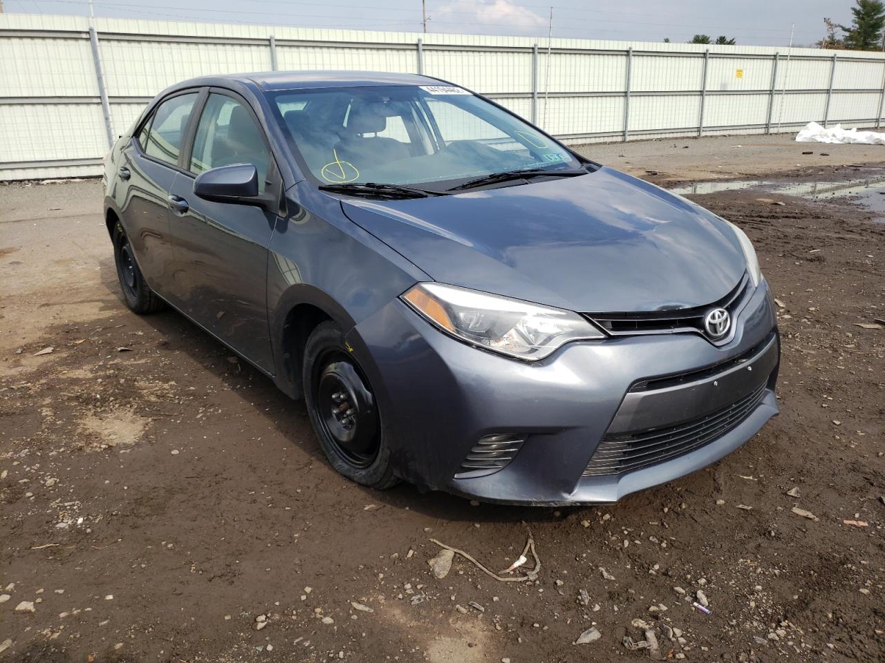TOYOTA COROLLA L 2015 with VIN 2T1BURHE3FC411716 - Photo from auction