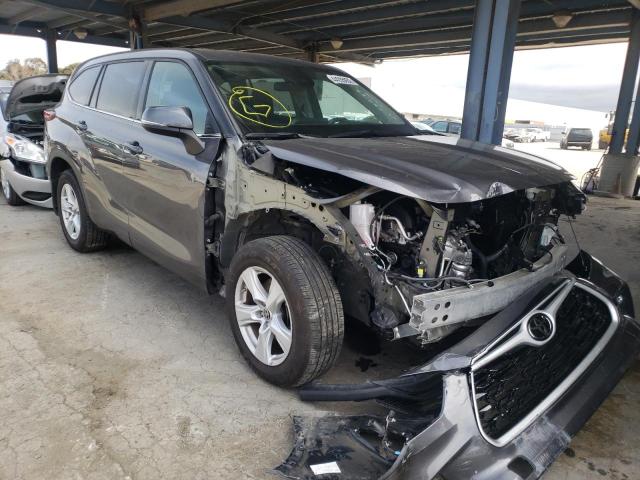 TOYOTA HIGHLANDER 2021 with VIN 5TDBZRBH8MS544030 - Photo from auction