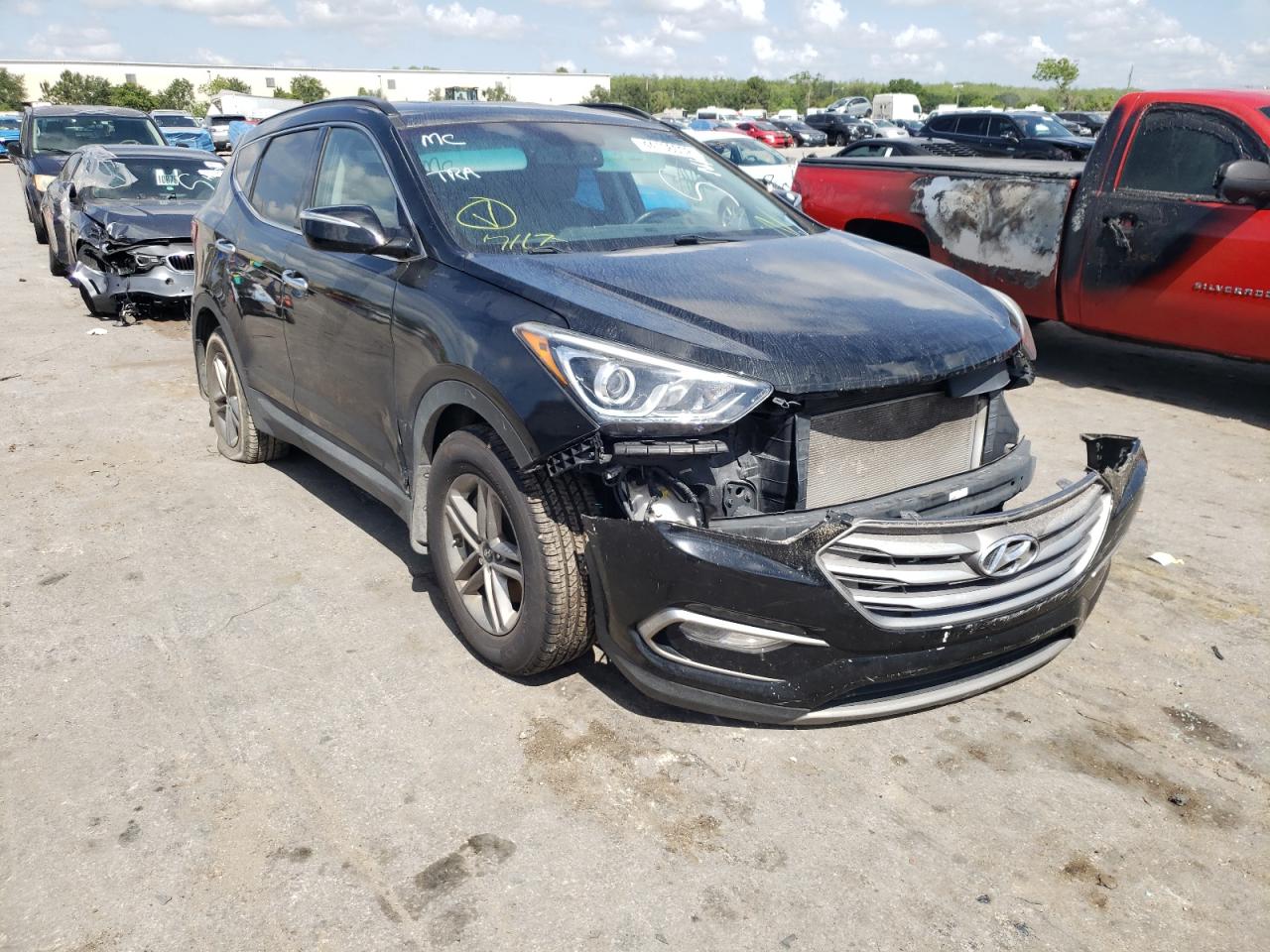 Photo 1 from auction – 2017 HYUNDAI SANTA FE S with VIN 5NMZU3LB9HH020298
