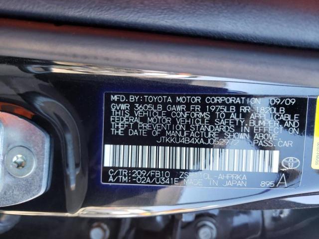 Photo 10 from auction – 2010 TOYOTA SCION XD with VIN JTKKU4B4XAJ052972