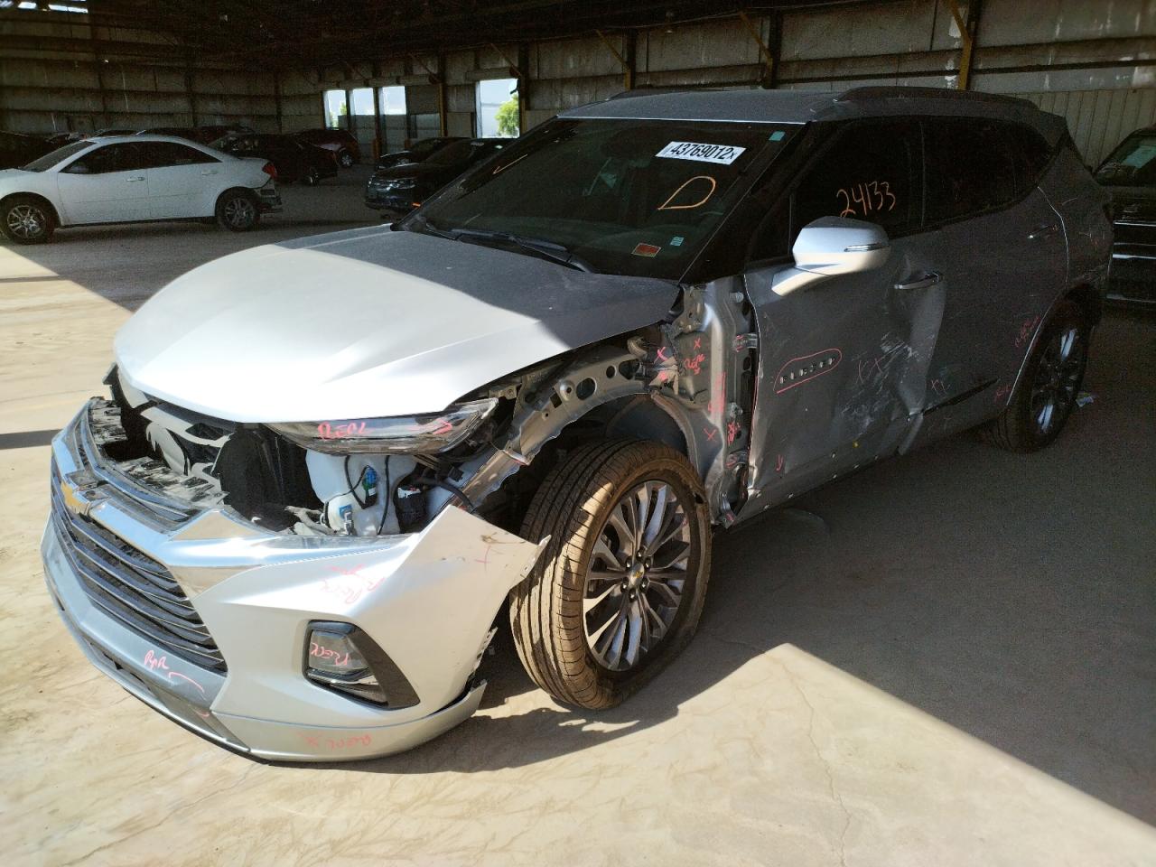 Photo 2 from auction – 2019 CHEVROLET BLAZER PRE with VIN 3GNKBFRS4KS701427
