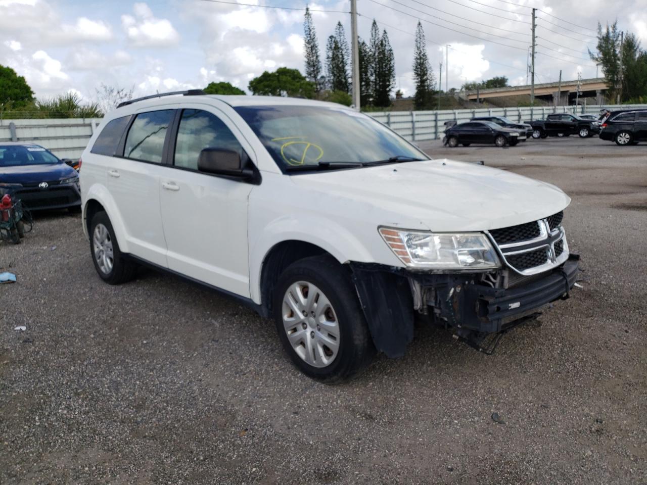 DODGE JOURNEY SE 2017 с VIN 3C4PDCAB0HT648473 - Фото с аукциона