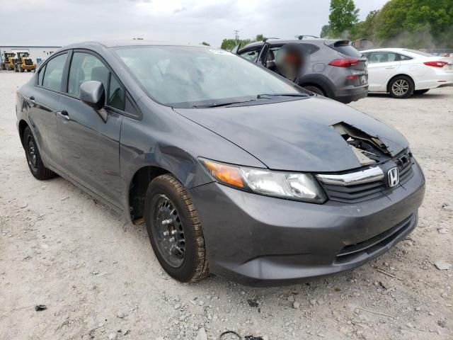 HONDA CIVIC LX 2012 with VIN 19XFB2F51CE046399 - Photo from auction