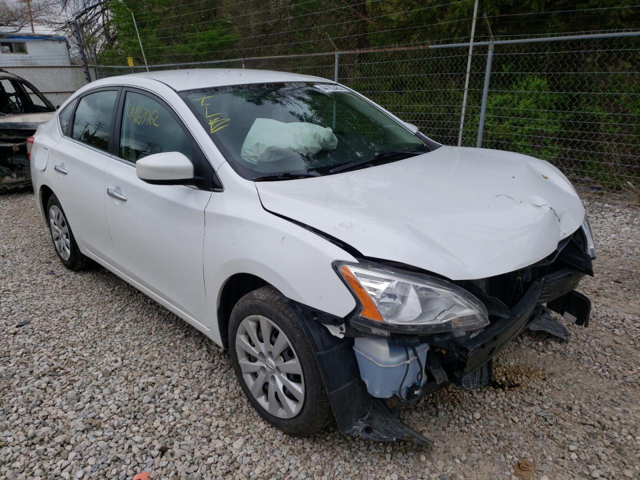 NISSAN SENTRA S 2014 with VIN 3N1AB7AP8EY331024 - Photo from auction