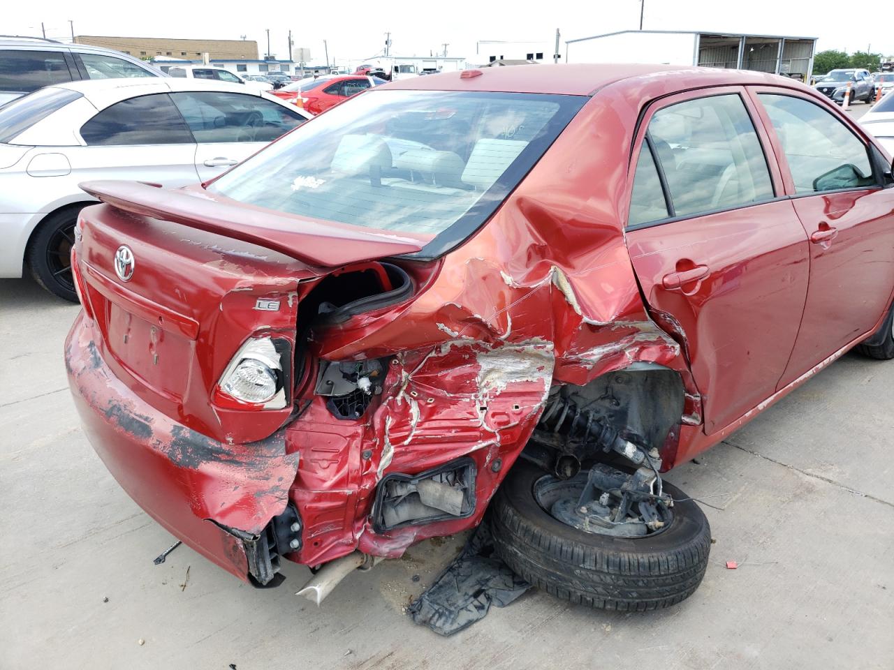 Photo 9 from auction – 2009 TOYOTA COROLLA BA with VIN JTDBL40E499056101