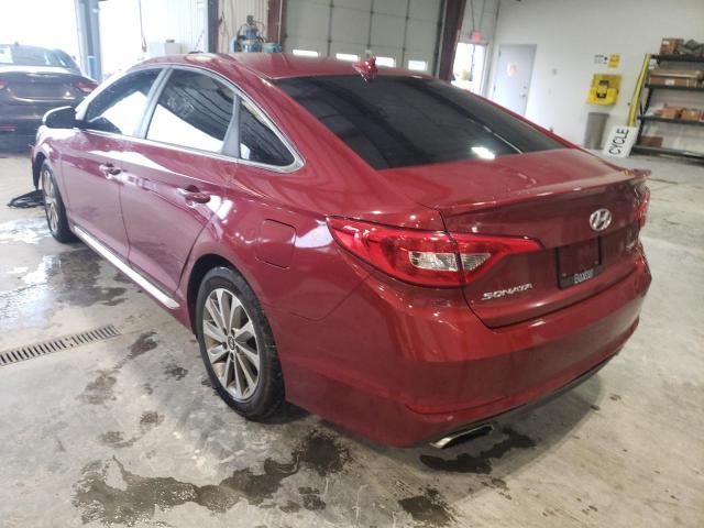 Photo 3 from auction – 2016 HYUNDAI SONATA SPO with VIN 5NPE34AF2GH265121