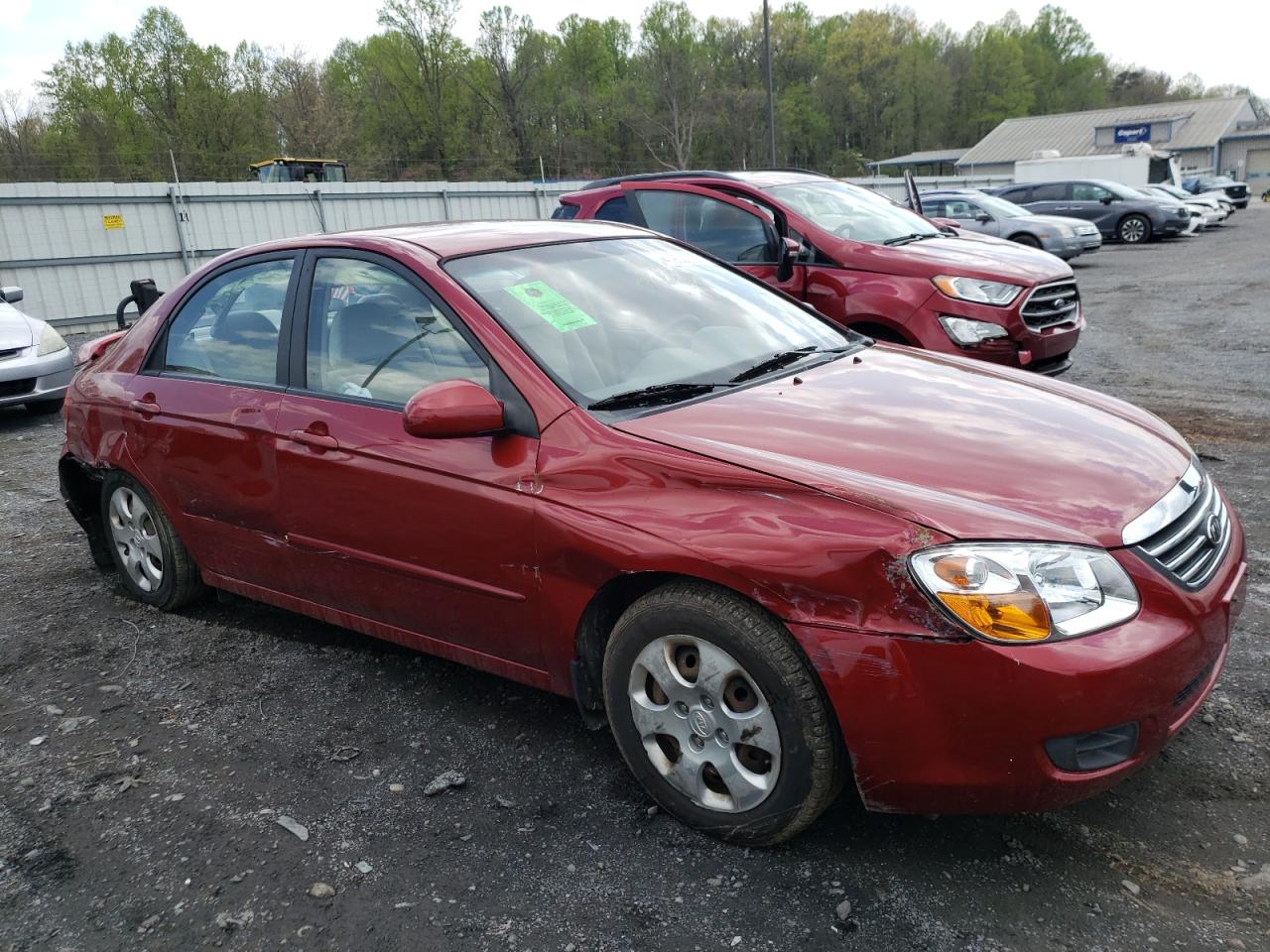 Photo 9 from auction – 2008 KIA SPECTRA EX with VIN KNAFE121785543218
