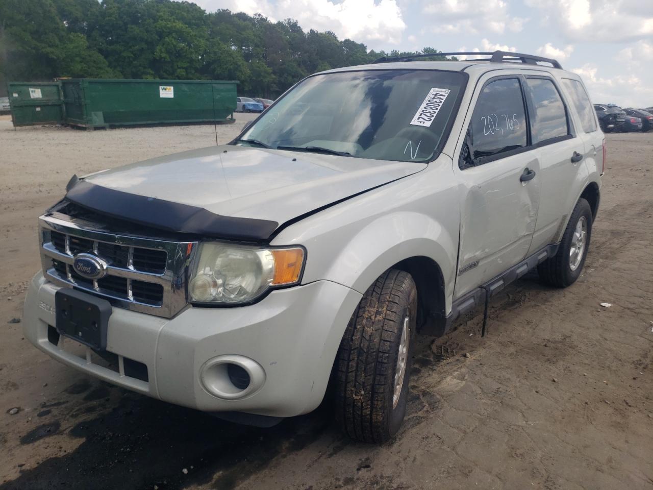 Photo 2 from auction – 2008 FORD ESCAPE XLS with VIN 1FMCU02Z98KA60125