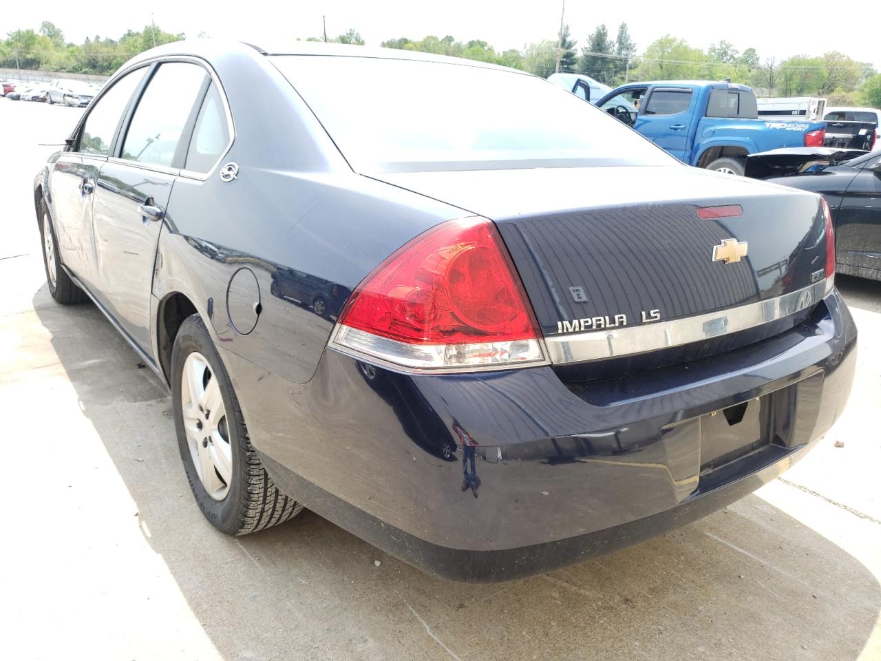 Photo 3 from auction – 2008 CHEVROLET IMPALA LS with VIN 2G1WB58K681293368