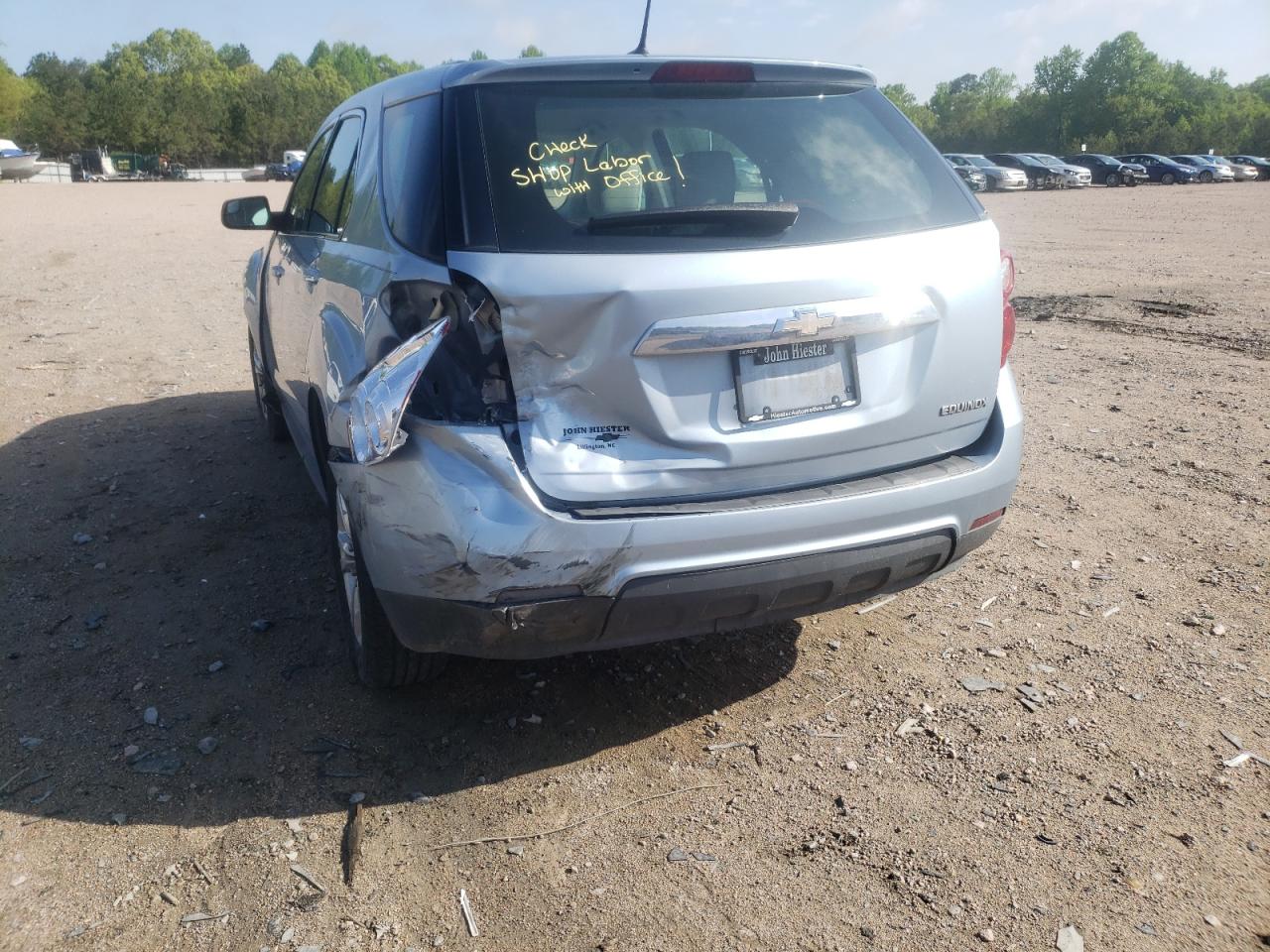 Photo 9 from auction – 2014 CHEVROLET EQUINOX with VIN 2GNALAEK4E6189494