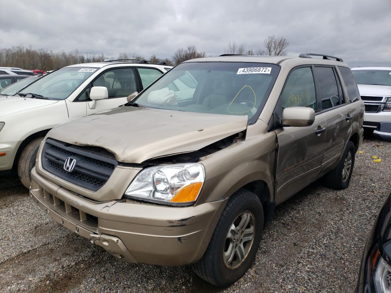Photo 2 from auction – 2005 HONDA PILOT EXL with VIN 5FNYF18675B052816