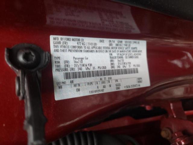 Photo 10 from auction – 2014 FORD FOCUS SE with VIN 1FADP3F25EL424390