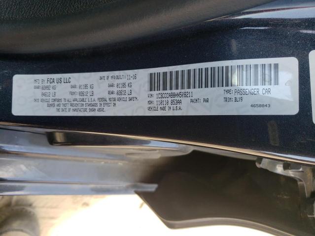 Photo 10 from auction – 2017 CHRYSLER 200 LIMITE with VIN 1C3CCCAB8HN508211