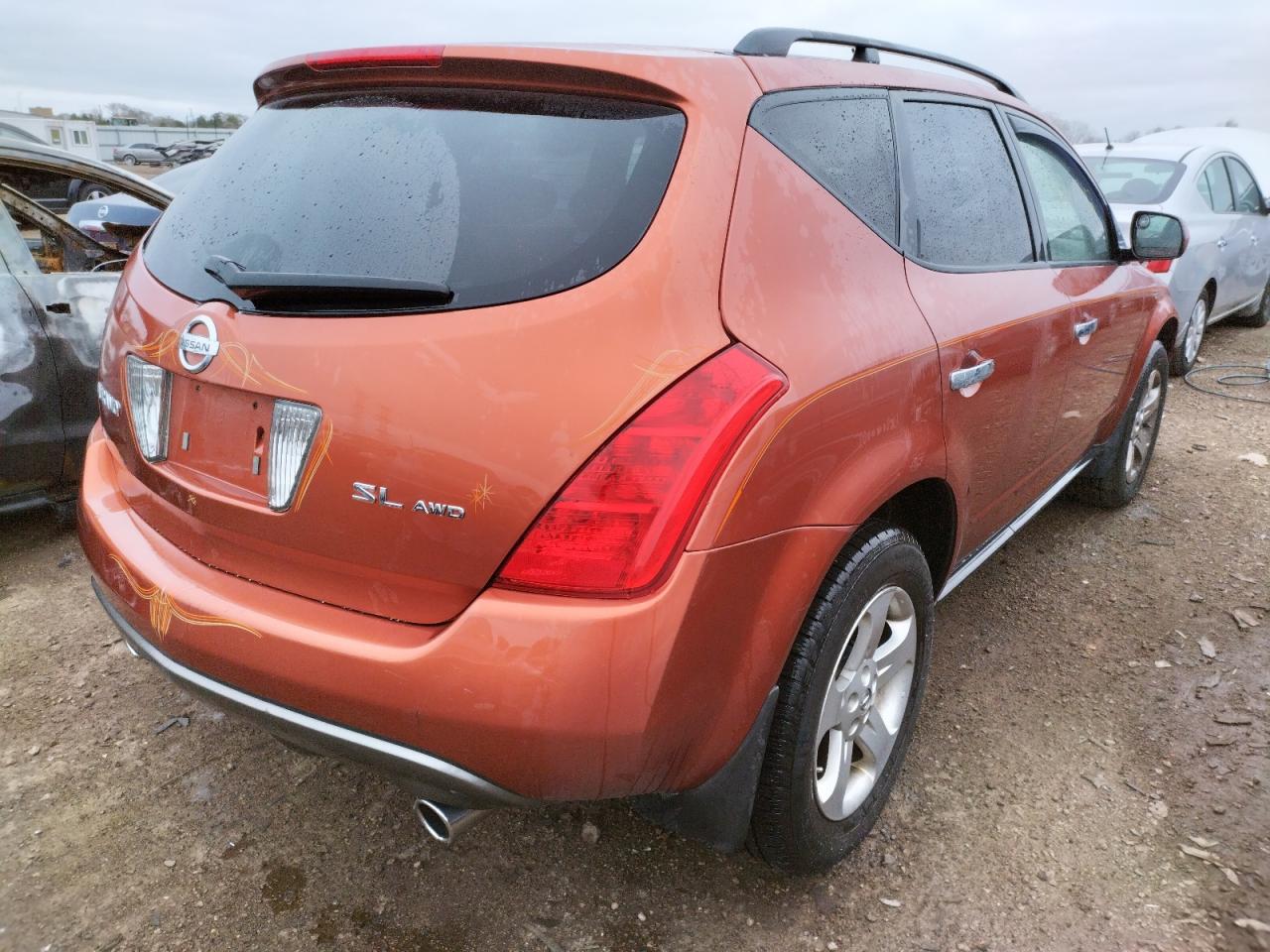 Photo 4 from auction – 2003 NISSAN MURANO SL with VIN JN8AZ08WX3W202109