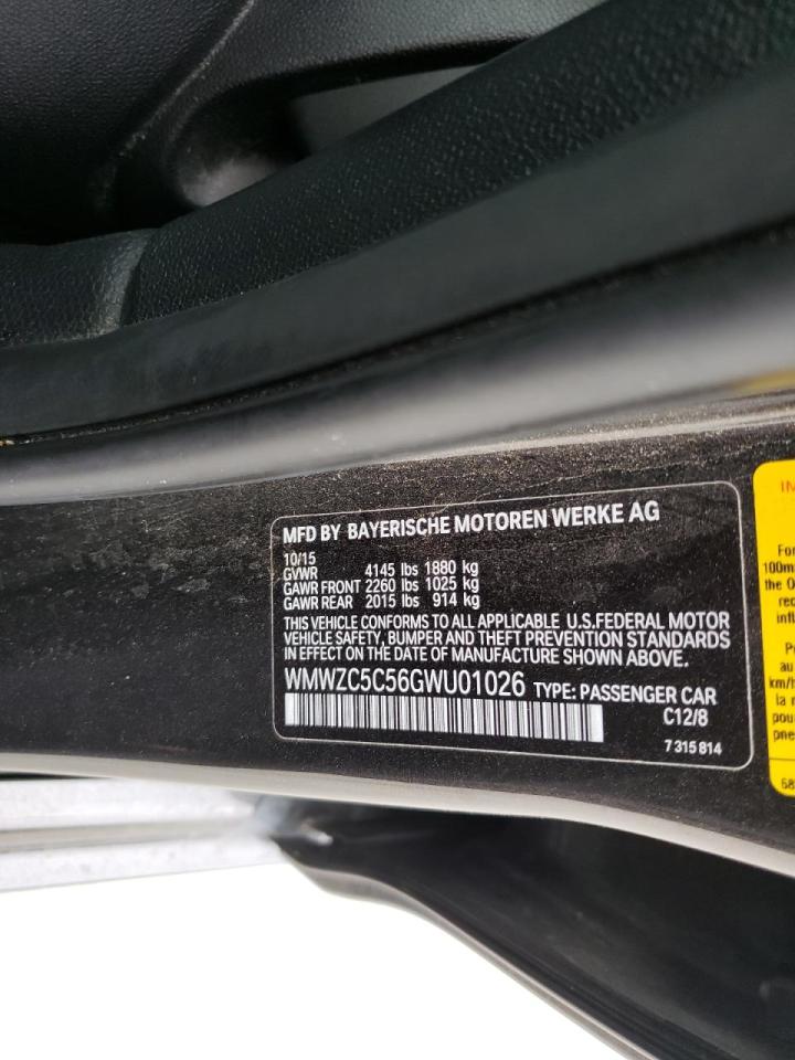Photo 10 from auction – 2016 MINI COOPER S C with VIN WMWZC5C56GWU01026