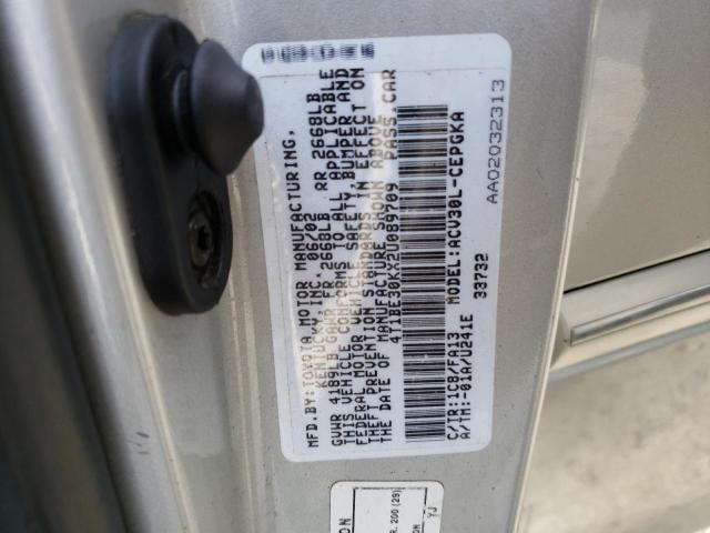 Photo 10 from auction – 2002 TOYOTA CAMRY LE with VIN 4T1BE30KX2U089709