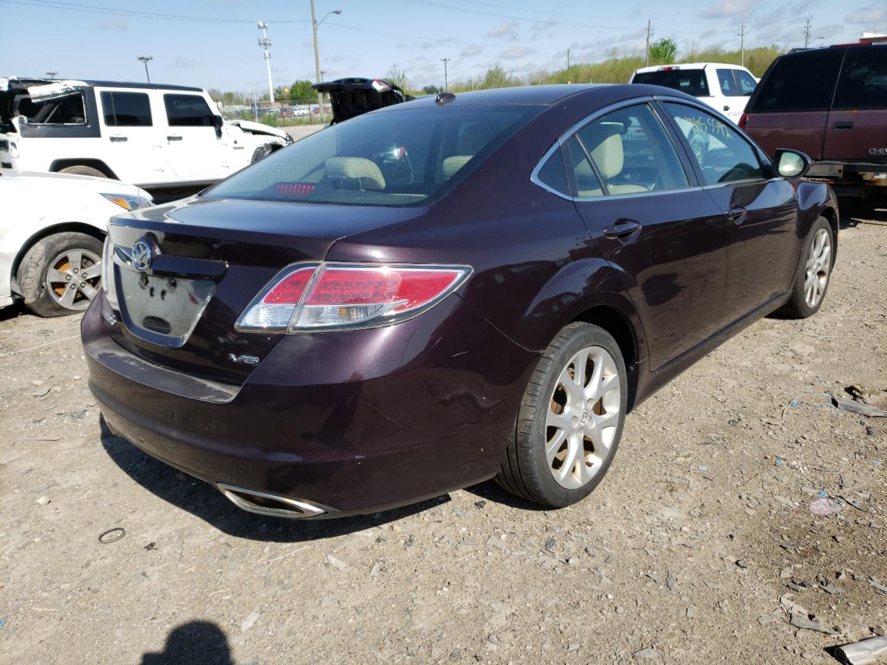 Photo 4 from auction – 2009 MAZDA 6 S with VIN 1YVHP82B895M04072