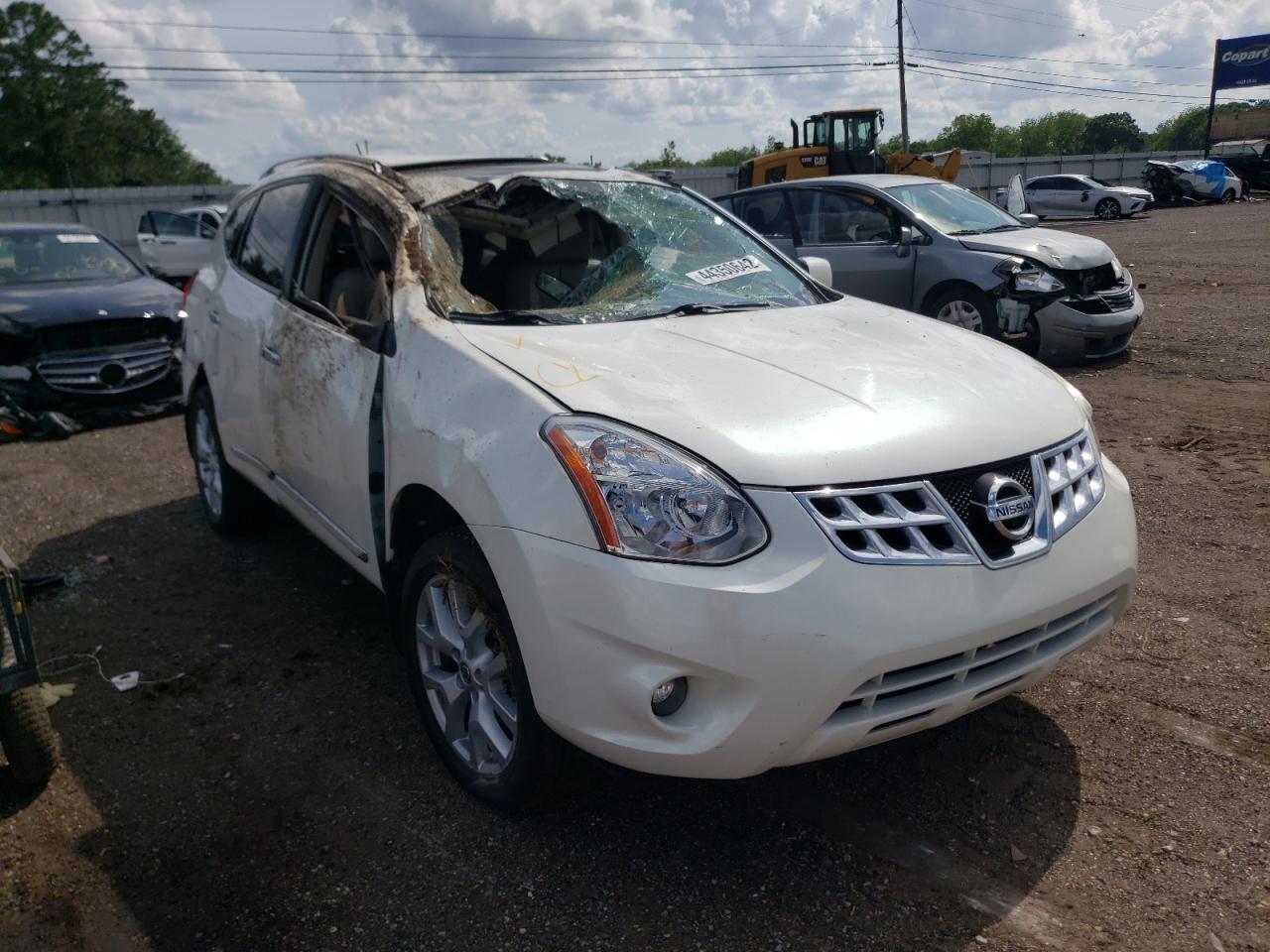 NISSAN ROGUE S 2013 with VIN JN8AS5MT1DW535474 - Photo from auction