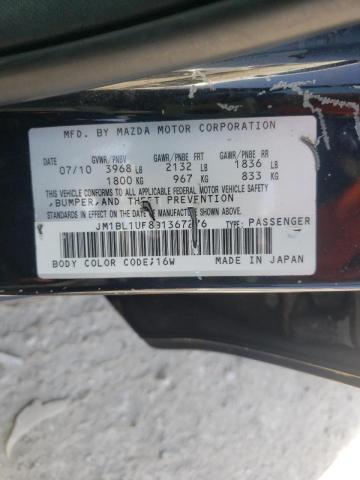 Photo 10 from auction – 2011 MAZDA 3 I with VIN JM1BL1UF8B1367276
