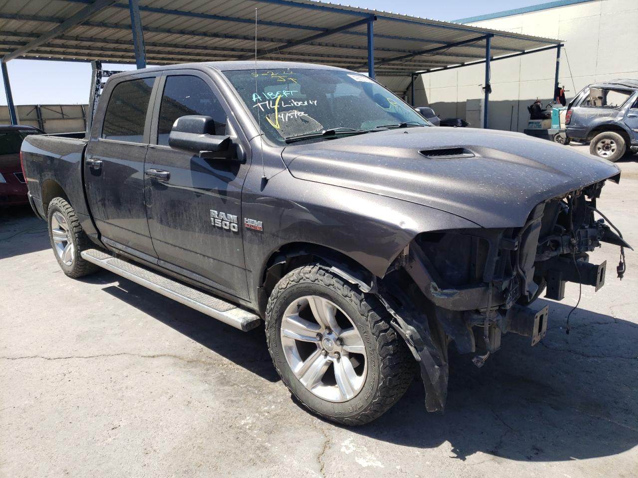 RAM 1500 SPORT 2014 with VIN 1C6RR7MT6ES233183 - Photo from auction