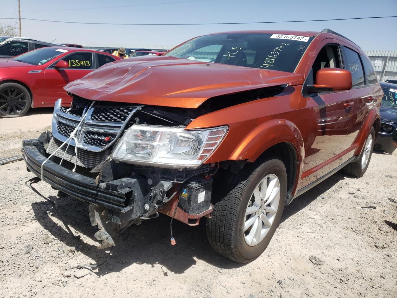 Photo 2 from auction – 2014 DODGE JOURNEY SX with VIN 3C4PDCBB2ET133310