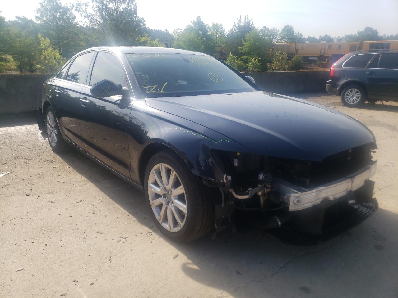 AUDI A6 PREMIUM 2013 with VIN WAUGFAFC7DN123451 - Photo from auction