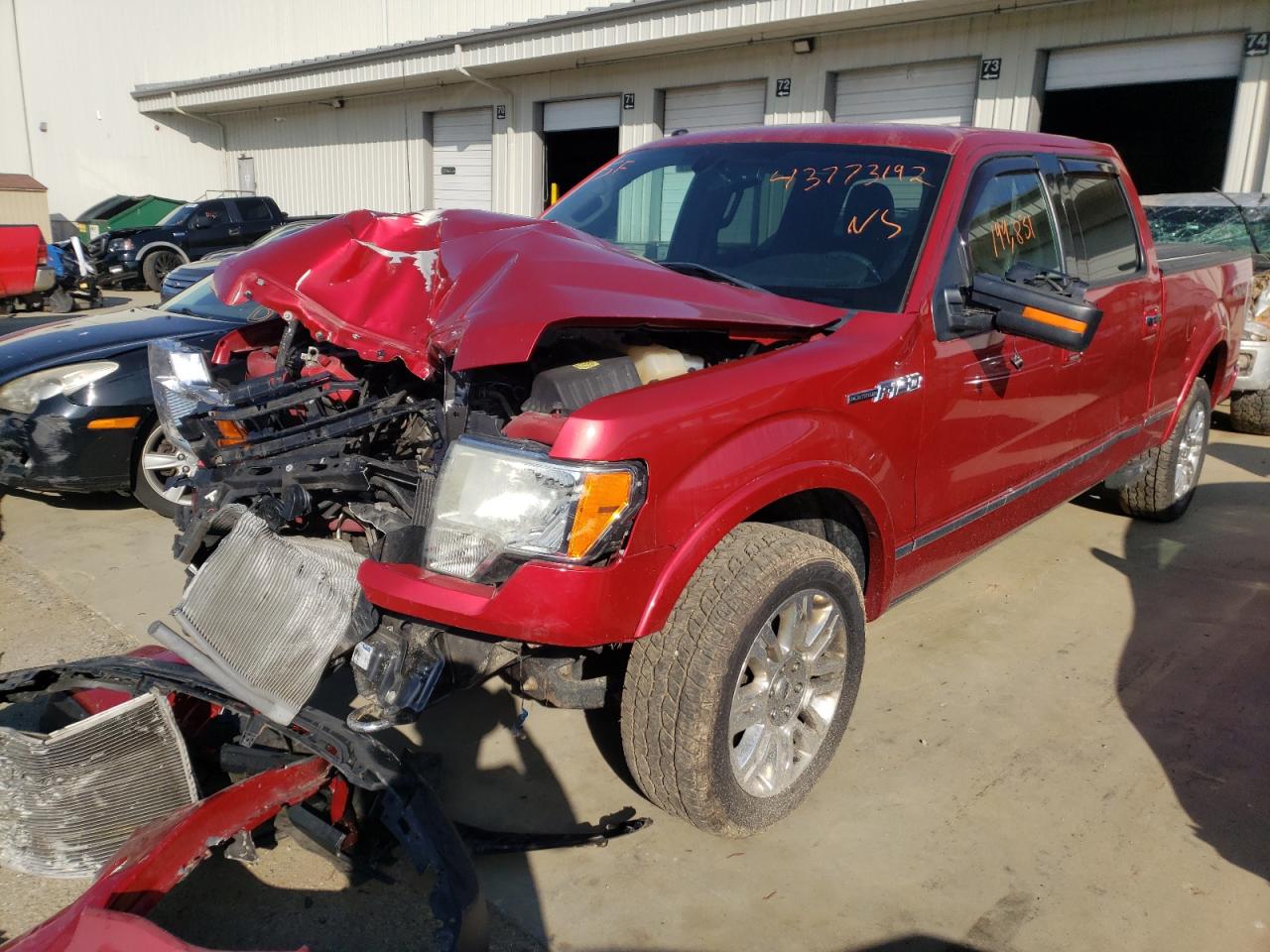 Photo 2 from auction – 2012 FORD F150 SUPER with VIN 1FTFW1EF8CFB00960