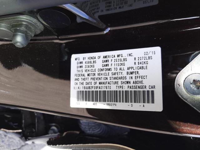 Photo 10 from auction – 2015 ACURA TLX TECH with VIN 19UUB2F59FA017670