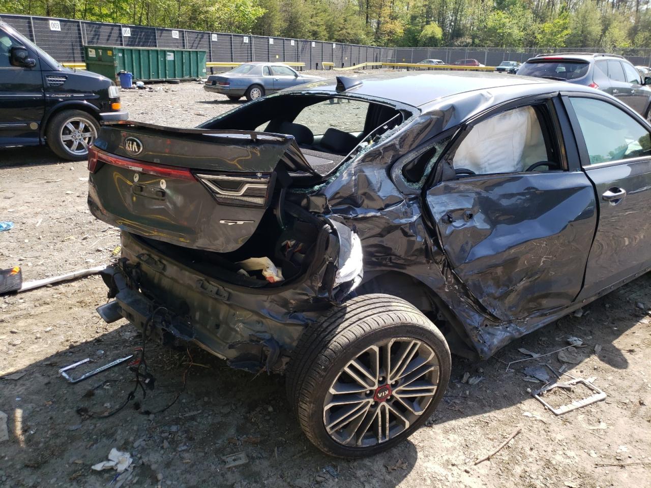 Photo 9 from auction – 2021 KIA FORTE GT with VIN 3KPF44AC1ME367288