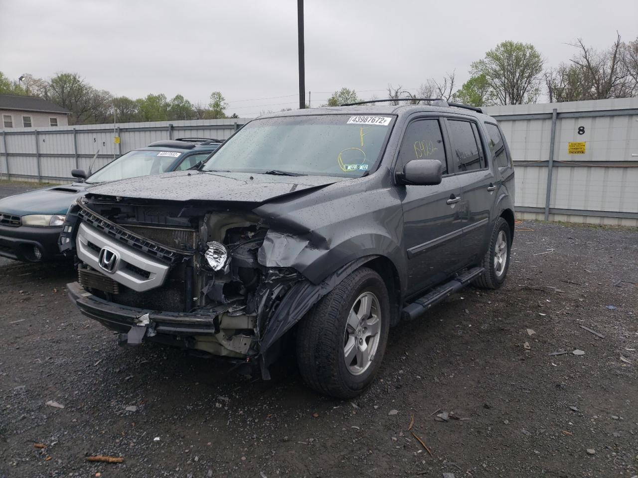 Photo 2 from auction – 2011 HONDA PILOT EXL with VIN 5FNYF4H56BB022968